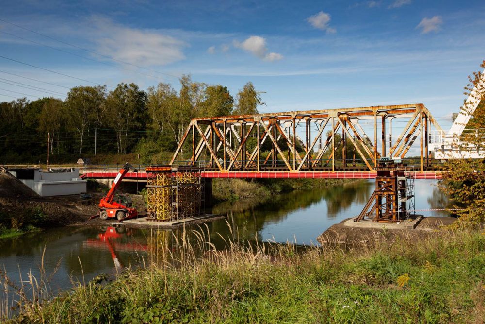 Obrazek: most nad kanałem kędzierzyńskim
