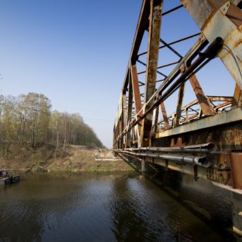 Zdjęcie: stary most na Kanale Kędzierzyńskim.