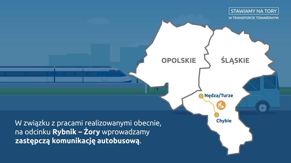 Obrazek: wycinek infografiki z województwem śląskim i opolskim.