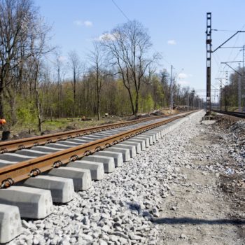 Zdjęcie: nowy tory i podkłady.