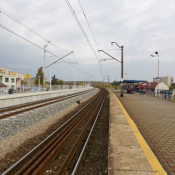 Zdjęcie: widok na nowy przystanek Chrzanów Śródmieście.