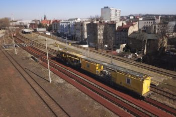 Marzec 2022: Prace na stacji Chorzów Miasto