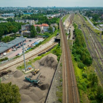 Zdjęcie: widok na prace budowlane,