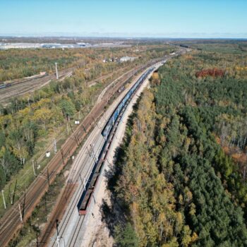 Zdjęcie: widok na odnowioną stacje Sosnowiec Jęzor.