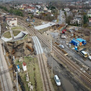 Zdjęcie: remont wiaduktu w Tarnowskich Górach.