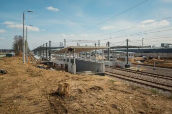 Kwiecień 2023: Budowa przejść podziemnych na stacji Pyrzowice i tarnowskie Góry.