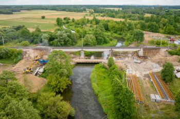 Czerwiec 2023: Budowa most nad Widawą
