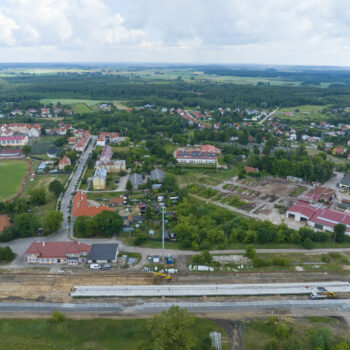 Zdjęcie: prace budowlane w Wydminach.