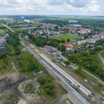 Zdjęcie: prace budowlane w Wydminach.