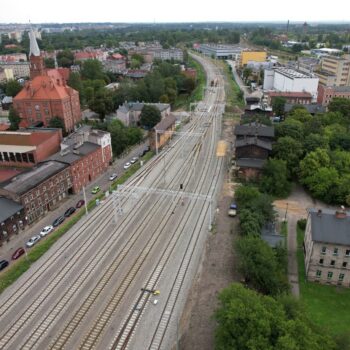 Zdjęcie: stacja Katowice Szopienice po modernizacji.